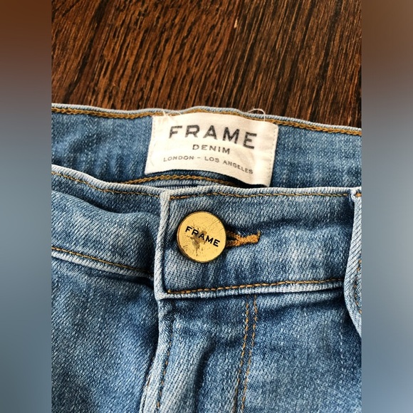 FRAME Women’s 27 Le Skinny de Jeanne Crop in Benton wash - VGUC!! - Picture 6 of 13